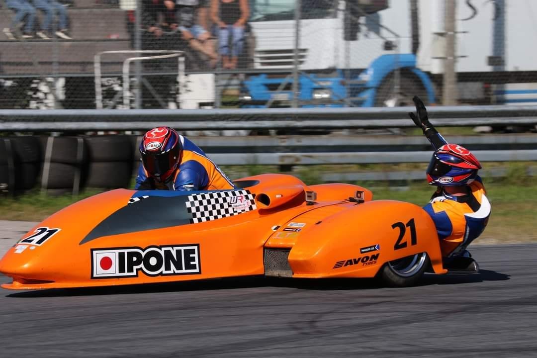 NFmoto riders and team at the track
